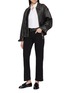 Figure View - Click To Enlarge - RAG & BONE - Harlow Straight Leg Dark Wash Jeans
