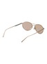 Figure View - Click To Enlarge - BRUNELLO CUCINELLI - Titanium Oval Sunglasses