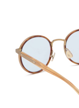 Detail View - Click To Enlarge - BRUNELLO CUCINELLI EYEWEAR - Round Titanium Sunglasses