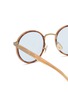 Detail View - Click To Enlarge - BRUNELLO CUCINELLI EYEWEAR - Round Titanium Sunglasses