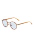 BRUNELLO CUCINELLI EYEWEAR Round Titanium Sunglasses