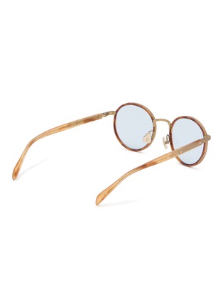 Figure View - Click To Enlarge - BRUNELLO CUCINELLI EYEWEAR - Round Titanium Sunglasses