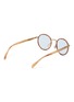 Figure View - Click To Enlarge - BRUNELLO CUCINELLI EYEWEAR - Round Titanium Sunglasses
