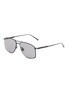BRUNELLO CUCINELLI Titanium Rectangle Sunglasses
