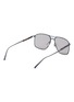 Figure View - Click To Enlarge - BRUNELLO CUCINELLI - Titanium Rectangle Sunglasses