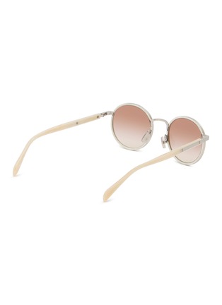 Figure View - Click To Enlarge - BRUNELLO CUCINELLI - Titanium Round Sunglasses