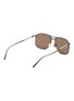 Figure View - Click To Enlarge - BRUNELLO CUCINELLI - Titanium Rectangle Sunglasses