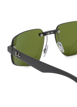 Detail View - Click To Enlarge - RAY-BAN - Peek Irregular Sunglasses
