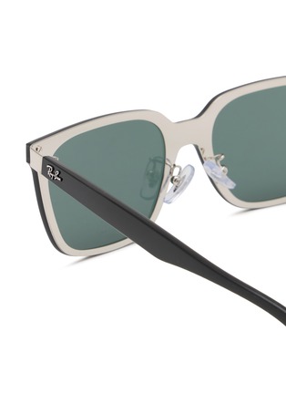 Detail View - Click To Enlarge - RAY-BAN - Metal Square Sunglasses