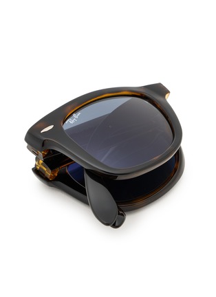 Detail View - Click To Enlarge - RAY-BAN - Foldable Square Sunglasses
