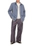 Figure View - Click To Enlarge - MAISON MARGIELA - Long Sleeve Double Layer Cotton Shirt