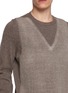  - MAISON MARGIELA - Fused Panel Wool Knit Sweater