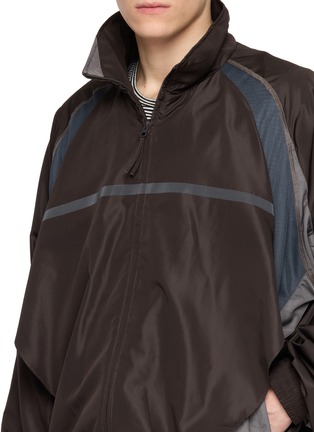  - MAISON MARGIELA - Contrast Panel Zip-Up Track Jacket