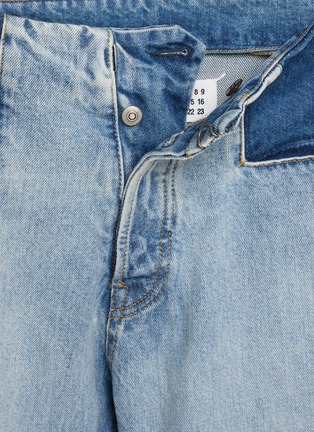  - MAISON MARGIELA - Waistless Straight Leg Cotton Denim Jeans
