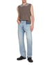 Figure View - Click To Enlarge - MAISON MARGIELA - Waistless Straight Leg Cotton Denim Jeans