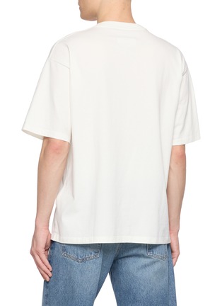 Back View - Click To Enlarge - MAISON MARGIELA - Double Layered Cotton Jersey T-Shirt