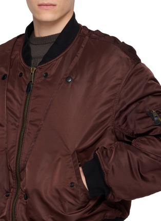  - MAISON MARGIELA - Reversible Rib Collar Bomber Jacket