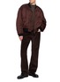 Figure View - Click To Enlarge - MAISON MARGIELA - Reversible Rib Collar Bomber Jacket