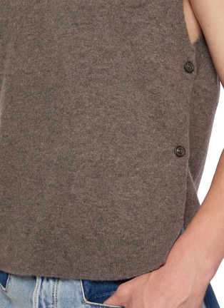  - MAISON MARGIELA - Fused Panel Wool Knit Sweater Vest