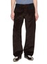 MAISON MARGIELA Contrast Panel Straight Leg Cotton Denim Jeans