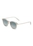 OLIVER PEOPLES Diamond Square Acetate Metal Sunglasses