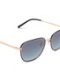 Detail View - Click To Enlarge - OLIVER PEOPLES - Gradient Lens Square Sunglasses