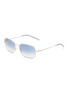 OLIVER PEOPLES Gradient Lens Square Sunglasses