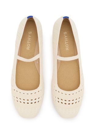 Detail View - Click To Enlarge - ROTHY'S - Max Square Knit Mary Janes