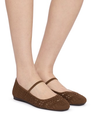 Figure View - Click To Enlarge - ROTHY'S - Max Square Knit Mary Janes