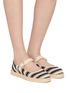Figure View - Click To Enlarge - ROTHY'S - Striped Mary Jane