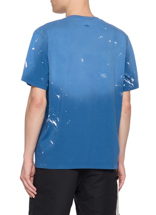 Back View - Click To Enlarge - ADIDAS - X Song for the Mute ADI007 Paint Splatter Graphic Cotton T-Shirt