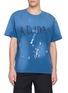 Main View - Click To Enlarge - ADIDAS - X Song for the Mute ADI007 Paint Splatter Graphic Cotton T-Shirt