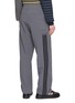 Back View - Click To Enlarge - ADIDAS - X Song for the Mute ADI007 Three Stripe Wide Leg Pants