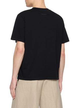 Back View - Click To Enlarge - MM6 MAISON MARGIELA - Sticker Set Short Sleeve T-shirt