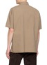 Back View - Click To Enlarge - MM6 MAISON MARGIELA - Washed Cotton Short Sleeve Shirt