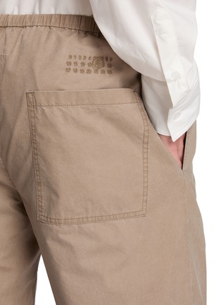  - MM6 MAISON MARGIELA - Drawstring Waistband Washed Cotton Pants