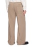 Back View - Click To Enlarge - MM6 MAISON MARGIELA - Drawstring Waistband Washed Cotton Pants