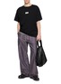 Figure View - Click To Enlarge - MM6 MAISON MARGIELA - Logo Label Short Sleeve T-shirt