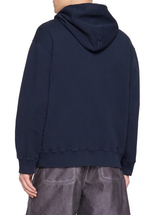 Back View - Click To Enlarge - MM6 MAISON MARGIELA - Logo Label Hoodie