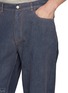  - MM6 MAISON MARGIELA - Fake Distressed Wide Leg Cotton Denim Jeans