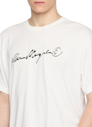  - MM6 MAISON MARGIELA - Logo Print Short Sleeve T-shirt