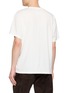 Back View - Click To Enlarge - MM6 MAISON MARGIELA - Logo Print Short Sleeve T-shirt