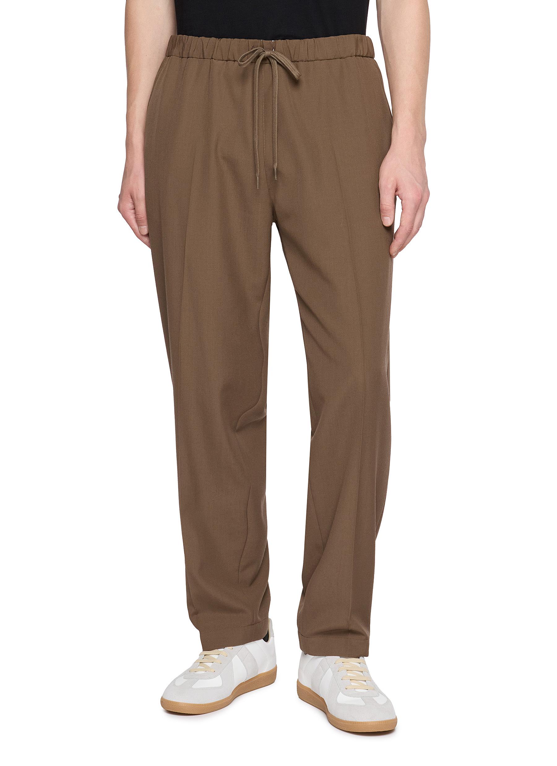 MM6 MAISON MARGIELA | Straight Leg Drawstring Trousers | Men