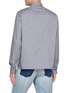 Back View - Click To Enlarge - MM6 MAISON MARGIELA - False Placket Oxford Cotton Shirt