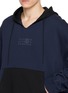  - MM6 MAISON MARGIELA - Colour-Blocked Cropped Hoodie