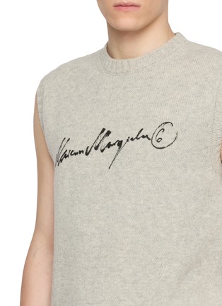  - MM6 MAISON MARGIELA - Cursive Logo Vest