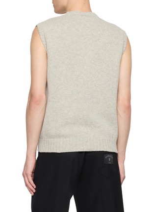 Back View - Click To Enlarge - MM6 MAISON MARGIELA - Cursive Logo Vest