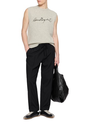 Figure View - Click To Enlarge - MM6 MAISON MARGIELA - Cursive Logo Vest