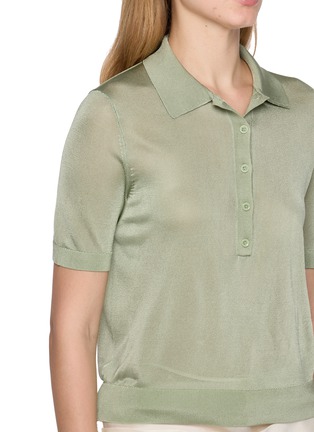  - THEORY - Sheer Polo Shirt