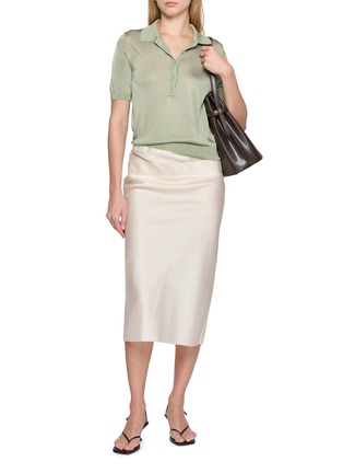 Figure View - Click To Enlarge - THEORY - Sheer Polo Shirt